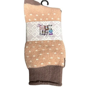 Women's New The Original Muk‎ Luks Socks Style 23002 602-Pink Size OSFM